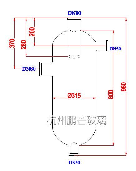 玻璃分水器